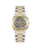 Timezone Voltamic Supreme Watch For Men Two Tone Golden (TZ-1326)-Grey - On Installments - IS-0205