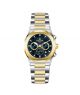 Timezone Voltamic Supreme Watch For Men Two Tone Golden (TZ-1326)-Blue - On Installments - IS-0205