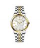 Timezone Prisma Spectra Watch For Men Two Tone Gold  (TZ-1332)-White - On Installments - IS-0205
