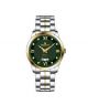 Timezone Verve Pulse Watch For Men Two Tone Gold (TZ-1331)-Green - On Installments - IS-0205