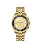 Timezone Chronograph Scorch Watch For Men (TZ-1329)-Gold - On Installments - IS-0205