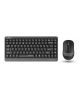 A4tech 2.4G QuietKey Wireless Keyboard Mouse Grey (FGS1110Q) - On Installments - IS-0095