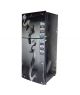 PEL Curved Glass Door Freezer-on-Top Refrigerator 16 Cu Ft Black (PRCGD-22250) - On Installments - IS-0081