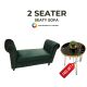 2 Seter Seaty Sofa Modern Tufted Arms with 10 Years Guarantee, HighQuality Foam and Durable Structure, Available in All Colors by AHQ INTERIOR