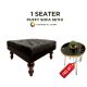 1 Seater Puffy Sofa sethi 6 years warranty Available in All Colors by AHQ INTERIOR