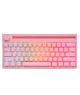 Ajazz RGB Hot Swappable Switch Keyboard Pink (K620T) - On Installments - IS-0023