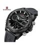 Naviforce Dual Mastery Watch For Men Black (NF-9223-1) - On Installments - IS-0140