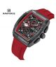 Naviforce Precision Square Watch For Men Red (Nf-8052-6) - On Installments - IS-0140