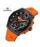 Naviforce Crusader Watch For Men Orange (Nf-8051t-3) - On Installments - IS-0140
