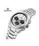 Naviforce Bond Chrono Watch For Women Silver (NF-8048l-7) - On Installments - IS-0140