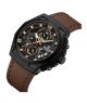 Naviforce Leather X Watch For Men Brown (nf-8051-2) - On Installments - IS-0140