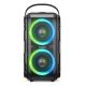 W-KING T9 80W Loud Bluetooth Speakers with Subwoofer, Portable Outdoor Wireless Speaker with Mega Deep Bass, Huge 105dB Sound, Mixed Color Lights, 24H Play, AUX, USB Play, TF Card