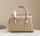 Coach Mini Darcie Carryall In Blocked Signature Canvas