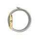 Just Cavalli Specchio Snake Green Dial Analog Women Watch - Silver & Gold