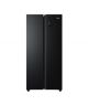 Haier Inverter Side-by-Side Refrigerator 15 Cu Ft Black Metal (HRF-522IBS) - On Installments - IS-0081