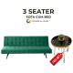Turkish Style 3 Seater Sofa Cum Bed Imported Armless Compact Living Spaces, Dorms, Guest Rooms, Apartments, Offices All Color Available By AHQ INTERIOR