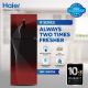 Haier HRF-306 IFRA/IFGA/IFPA Digital Inverter Refrigerator With Official Warranty On 12 Months Installment At 0% markup