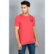 Jockey Cotton Half Sleeves Hawaiian Red Crew Neck Shirt