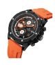 Naviforce Chronograph Exclusive Edition Watch For Men Orange (NF-8034-4) - On Installments - IS-0140