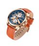 Naviforce Novicius Edition Watch For Men Brown (NF-9211-1) - On Installments - IS-0140