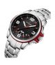 Naviforce Day & Date Edition Watch For Men - Silver (NF-9215S-6) - On Installments - IS-0140