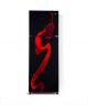 PEL Glass Door Freezer-on-Top Refrigerator 6 cu ft Red Blaze (PRGD-2000) - On Installments - IS-0081