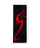 PEL Glass Door Freezer-on-Top Refrigerator 9 cu ft Red Blaze (PRGD-2350) - On Installments - IS-0081