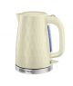 Russell Hobbs Honeycomb 1.7 Ltr Electric Kettle (26050)-Cream - On Installments - IS-0077