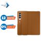 Samsung Galaxy Z Fold 3 Flip Leather Cover Camel - On Easy Installment - Same Day Delivery In Karachi Only - SALAMTEC BEST PRICES