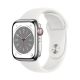 Apple Watch Series 8  (41mm)  GPS+CELLULAR SILVER With Silver Sport Band On Installments ST