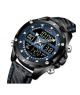 Naviforce Dual Time Edition Men's Watch Black (NF-9194-3) - On Installments - IS-0140