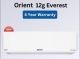 Orient Air Conditioner 1 Ton - 12G Everest Inverter (Cool Only)/By Electronics World