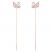 Swarovski Dazzling Swan drop earrings Swan, Pink, Rose gold-tone plated