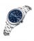 Navifoce Glamour Watch For Women Silver Blue (NF-5059-6) - On Installments - IS-0212