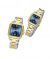 Naviforce Square Soulmates Watch For Couple Two Tone (NF-9239C-2) - On Installments - IS-0212