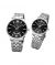 Naviforce Affinity Pair Watch For Couple Silver (NF-9238C-3) - On Installments - IS-0212