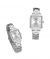 Naviforce Square Class Edition Watch For Couple Silver (NF-9252c-7) - On Installments - IS-0212