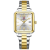 Naviforce Square Class Edition Watch For Women Two Tone (NF-9252g-2) - On Installments - IS-0212