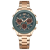 Naviforce Elegant Heart Watch For Women Rose Gold (NF-5045-3) - On Installments - IS-0212