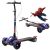 Spider-Man Large Foldable Kick Scooter ? Brake Light, Music ? Max Load 100kg (M4024)