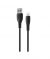 Ronin USB To iPhone Cable Black (R-2030) - On Installments - IS-0233