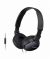 Sony Wired On-Ear Headphones With Microphone Black (Mdr-ZX110AP) - On Installments - IS-0213