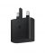 Samsung 25W 3 Pin Fast Charging Adapter Black - On Installments - IS-0194