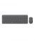 A4tech Fstyler Quiet Key 2 Zone Wireless Combo Desktop (FG3300 Air)-Grey - On Installments - IS-0249