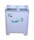 Homage Sparkle Top Load Semi Automatic Washing Machine Blue 10kg (HW-49102-Glass) - On Installments - IS-0251