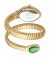 Just Cavalli Specchio Snake Women Analogue Watch Green Dial - Gold