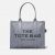 Marc Jacobs The Leather Large Tote Bag - Wolf Grey