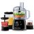 Black+Decker 400W, 33 Function Food Processor With Blender, Mincer & Grinder,  5-In-1 Functionality, Black. Kr43 MZ