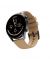 Ronin Smart Watch (R-08)-Black and Pale Brown - On Installments - IS-0108