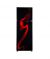 PEL Curved Glass Door Freezer-on-Top Refrigerator 11 cu ft (PRCGD-6360)-Red Blaze - On Installments - IS-0160